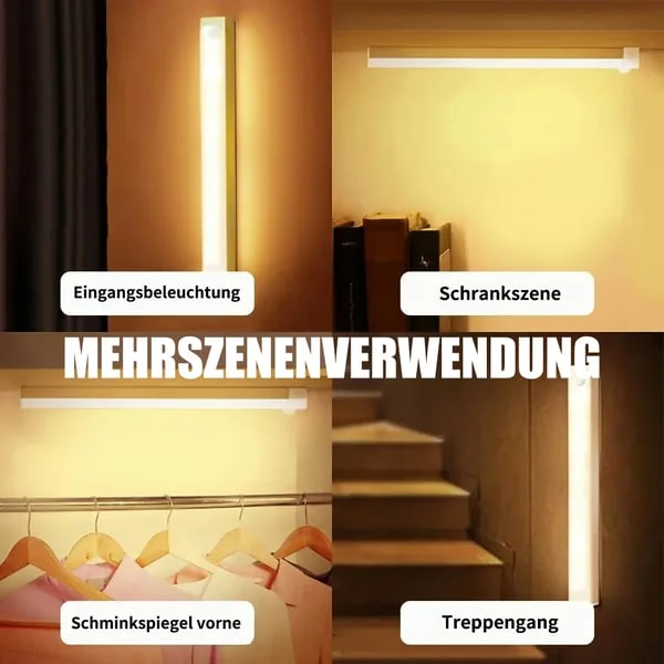 🔥Bohrfreie intelligente Sensor magnetische aufladbare LED-Leuchte💡