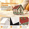 DIY Wooden House Diamond Art Painting Kit for Adults Home (Christmas Cottage)
