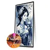 Ancienne fille-pleine ronde diamant peinture-40 * 70cm-dp grande taille