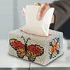 Diamond Painting Tissue Box Tissue Holder DIY Desktop Craft (Butterfly)
