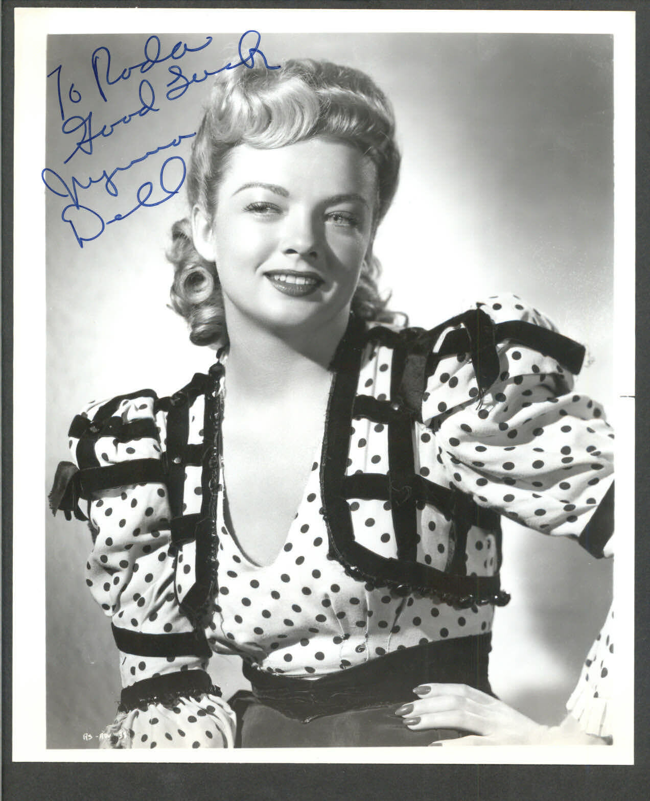 Myrna Dell - Signed Vintage Celebrity Autograph Photo Poster painting - The Furies