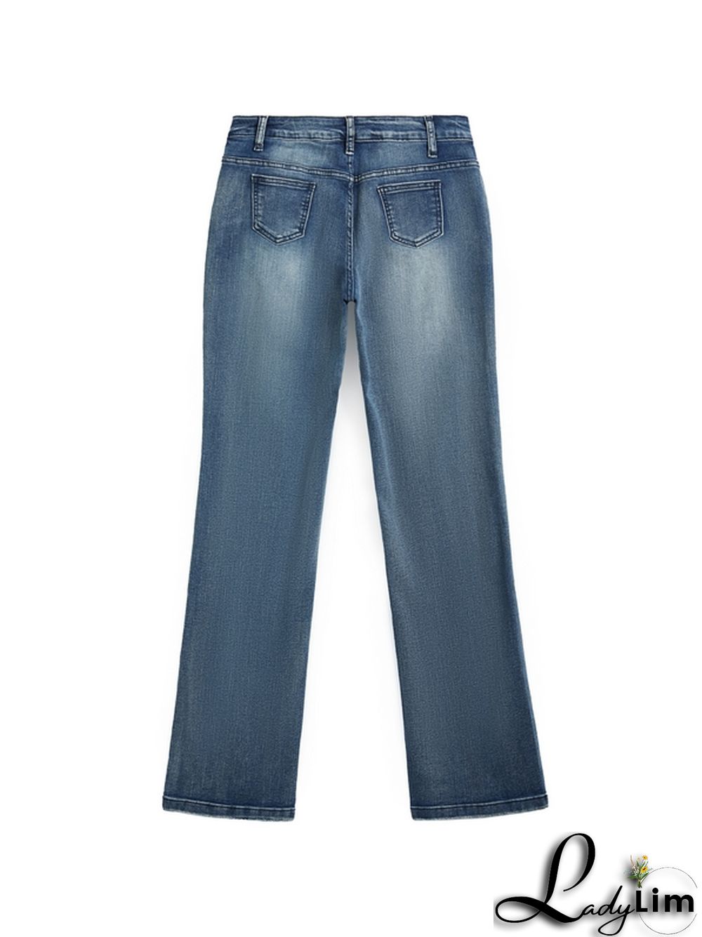 Vintage Denim Y2K Flare Leg Jeans