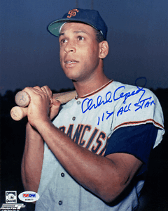 Orlando Cepeda SIGNED 8x10 Photo Poster painting + 11 x All Star SF Giants PSA/DNA AUTOGRAPHED