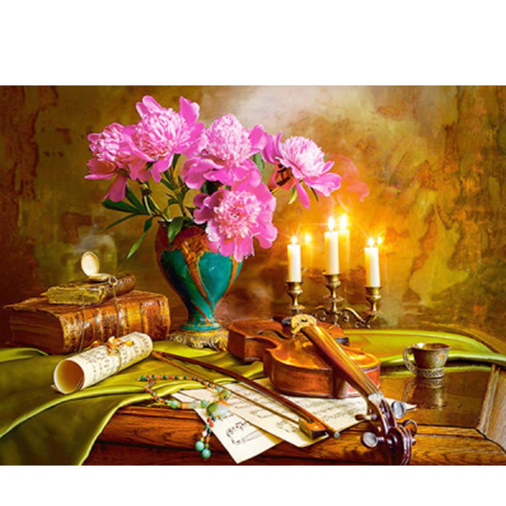 

Flower - Round Drill Diamond Painting - 40*30CM, 501 Original