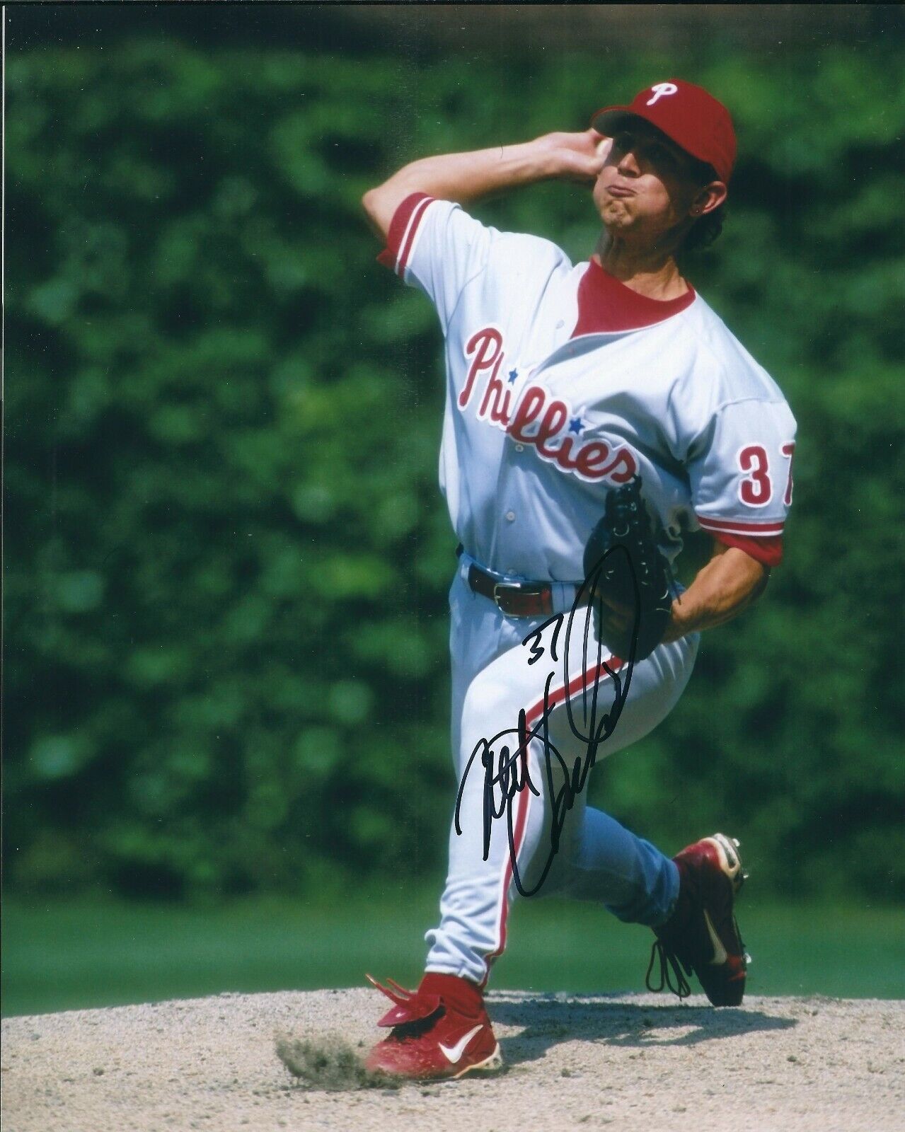 Autographed 8x10 MATT WHITESIDE Philadelphia Phillies Photo Poster painting - COA