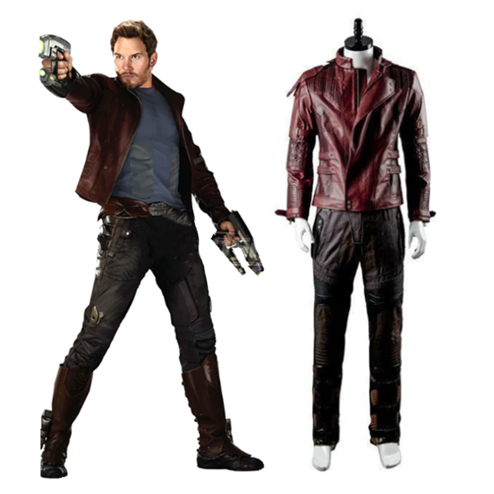 Guardians of the Galaxy 2 Peter Jason Quill Starlord Halloween Cosplay Costume