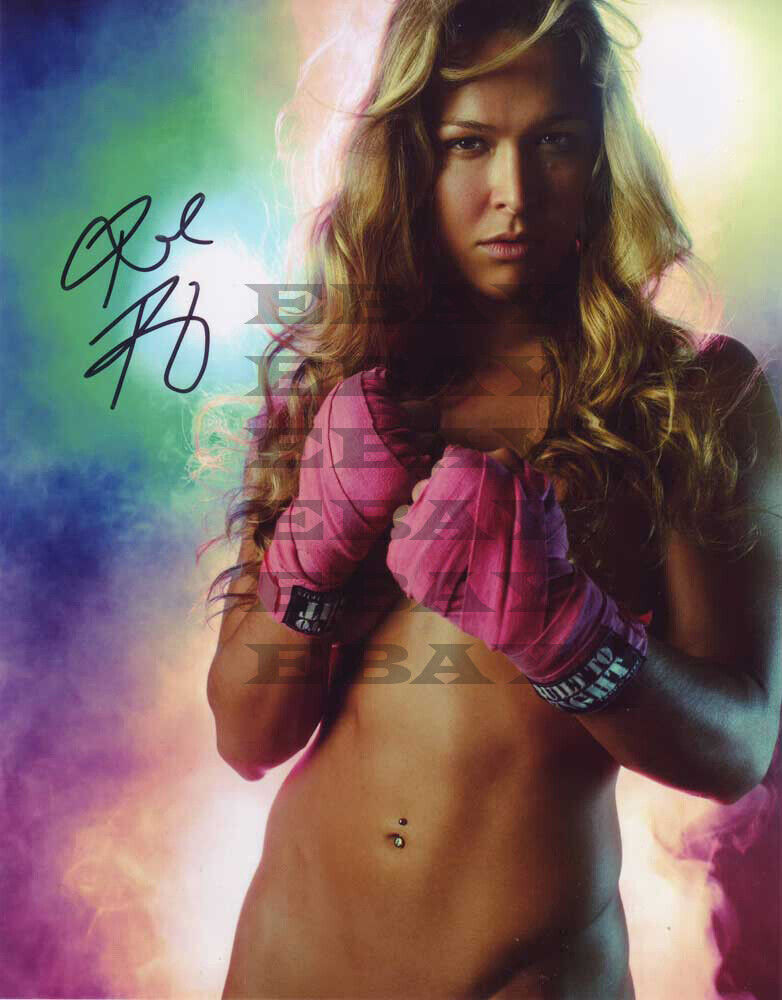 Ronda Rousey UFC Autographed Signed 8x10 Photo Poster painting Reprint