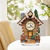 Wooden House - 5D DIY Clock