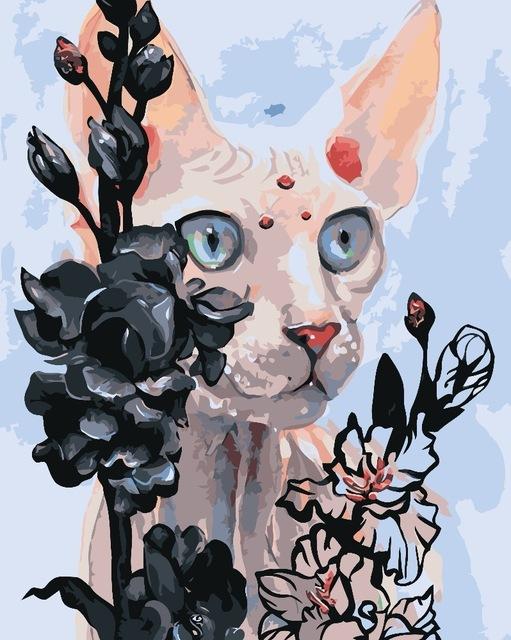 

Sphynx Cat – Paint By Numbers - 40*50CM, 501 Original
