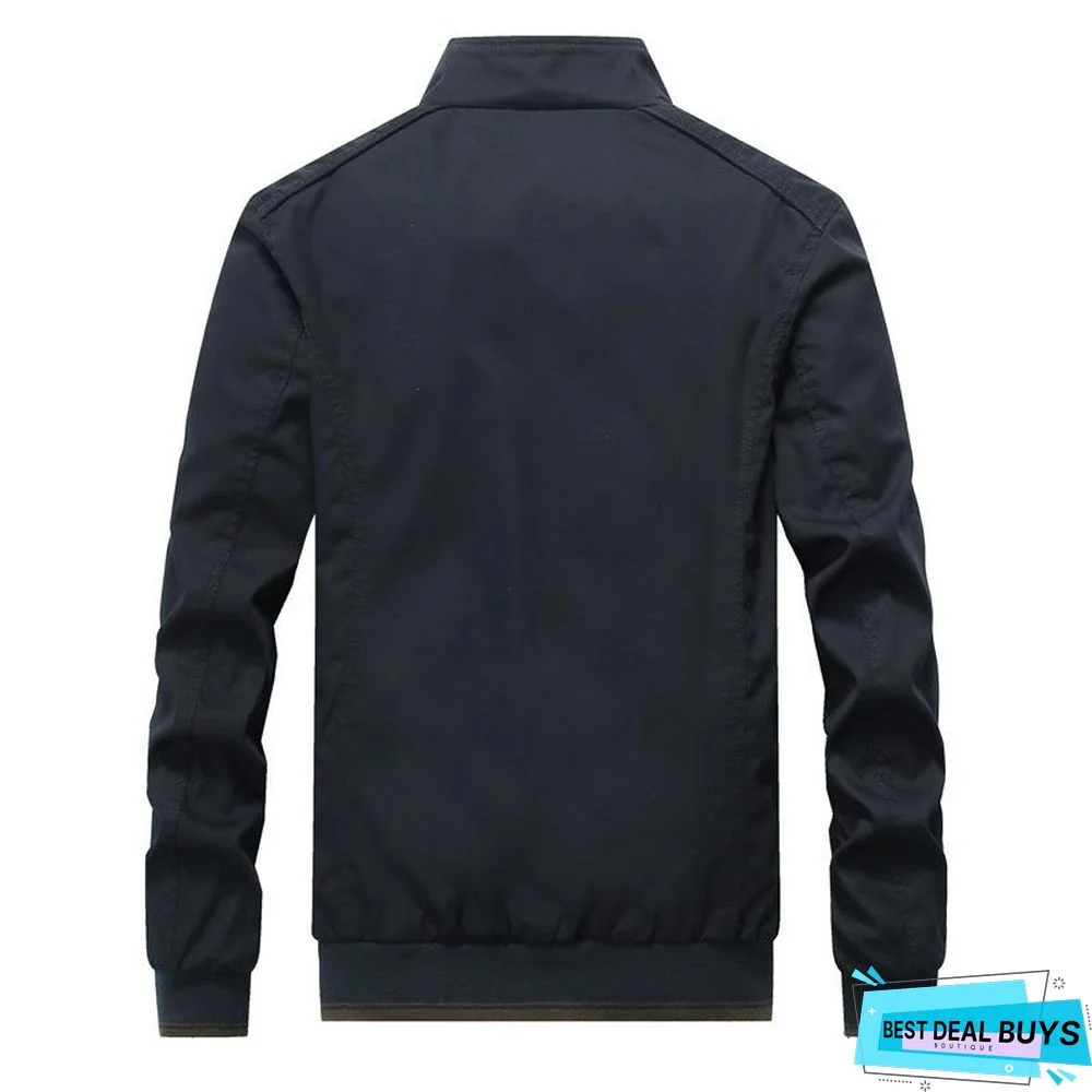 Men Bomber Jackets Coats Autumn New Male Fashion Military Clothing Jacket Overcoat Men's Casual Jackets