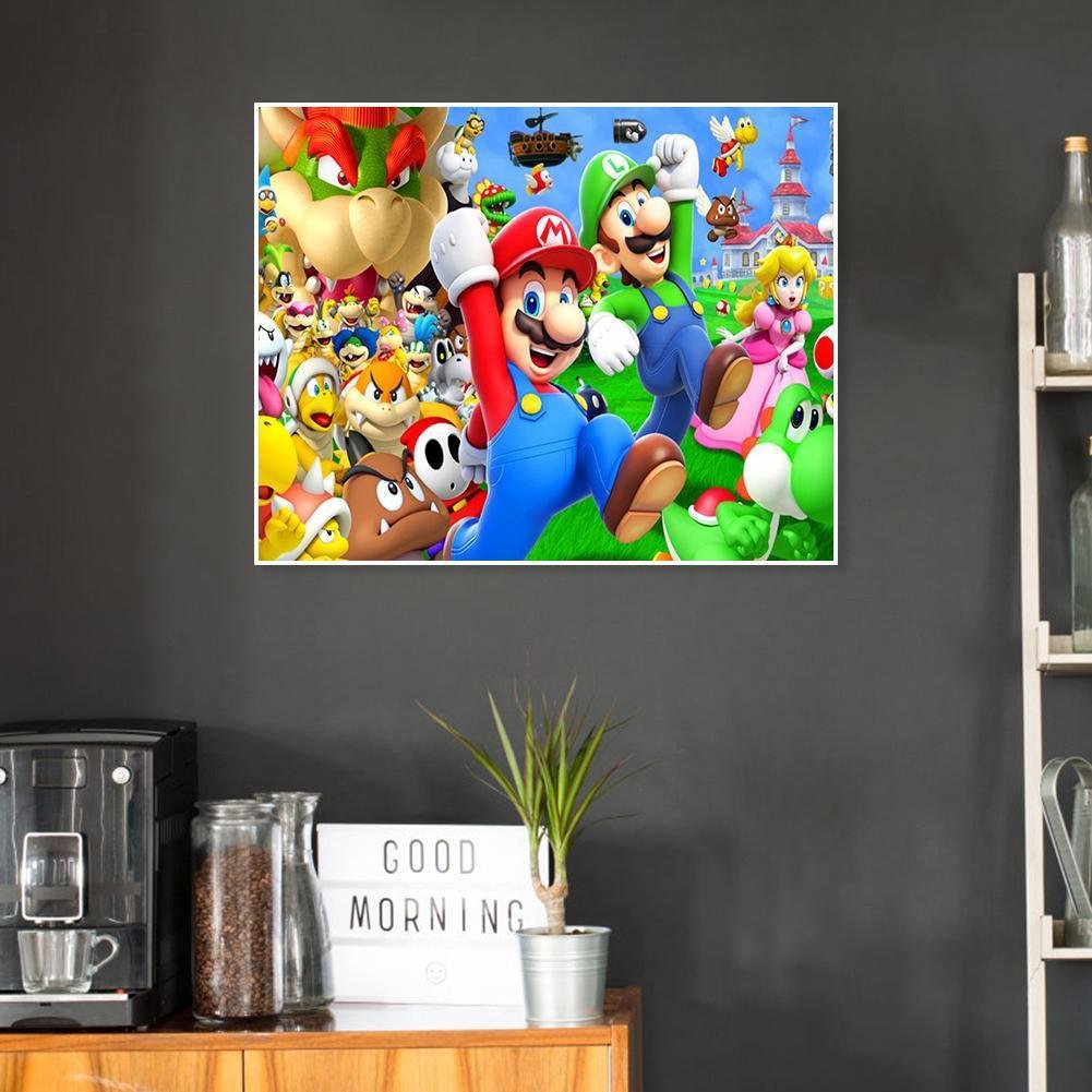 Happy Game Full Diamond Painting 40x30cm