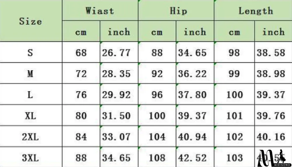 MidiSono - Stretch High Waist Denim Pencil Pants