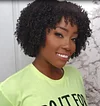 Affordable Bangs Curly  Hair Wig