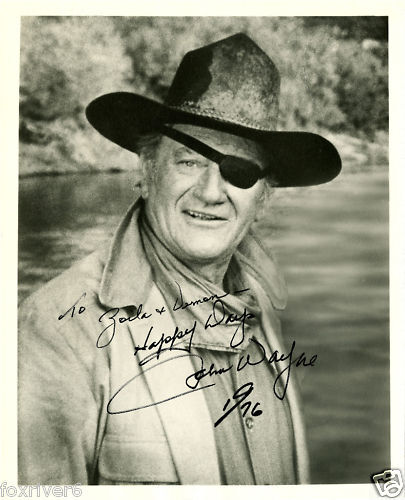 JOHN WAYNE Signed Photo Poster paintinggraph - Film Star Actor - preprint