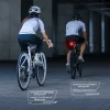 Xiqizhe Bicycle Taillight Smart Brake Night Riding High Brightness Warning Light Mountain Road Bike Rear Light Usb Charging