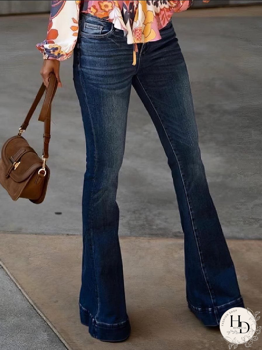 Vintage Inspired Flared Jeans