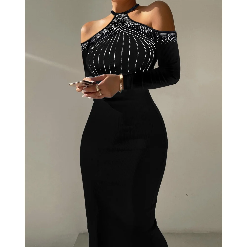 High Neck Sleeveless Slim Fit Mini Dress | IFYHOME