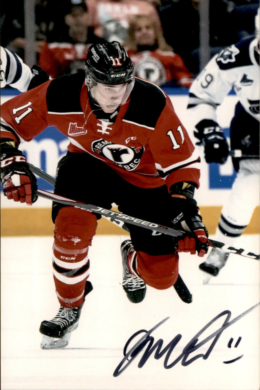 James Malatesta SIGNED autographed 4x6 Photo Poster painting QUEBEC REMPARTS NHL DRAFT 2021 #2