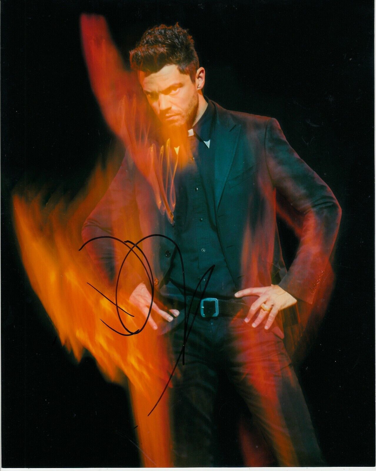 DOMINIC COOPER SIGNED PREACHER Photo Poster painting UACC REG 242 AUTHENTIC FILM AUTOGRAPHS (3)