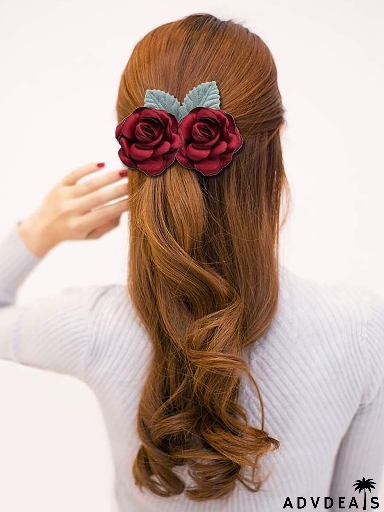 Flower Decor Hair Clip