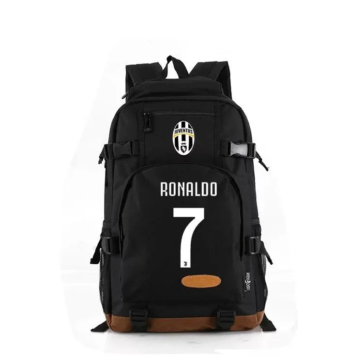 Buzzdaisy Football CR7 Ronaldo#7 School Bookbag Travel Backpack Bags