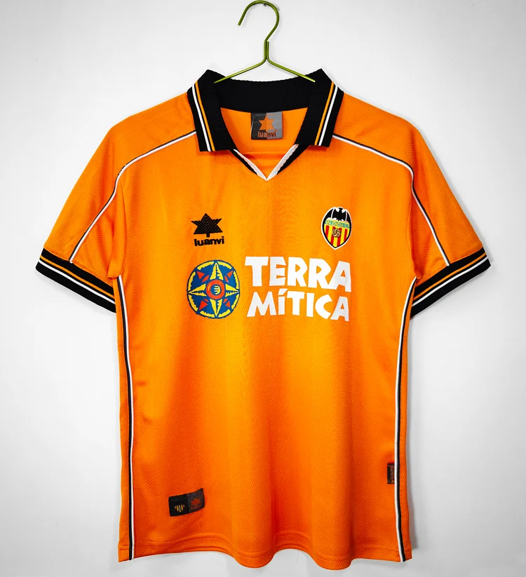 1999/00 Valencia Away Retro Shirt