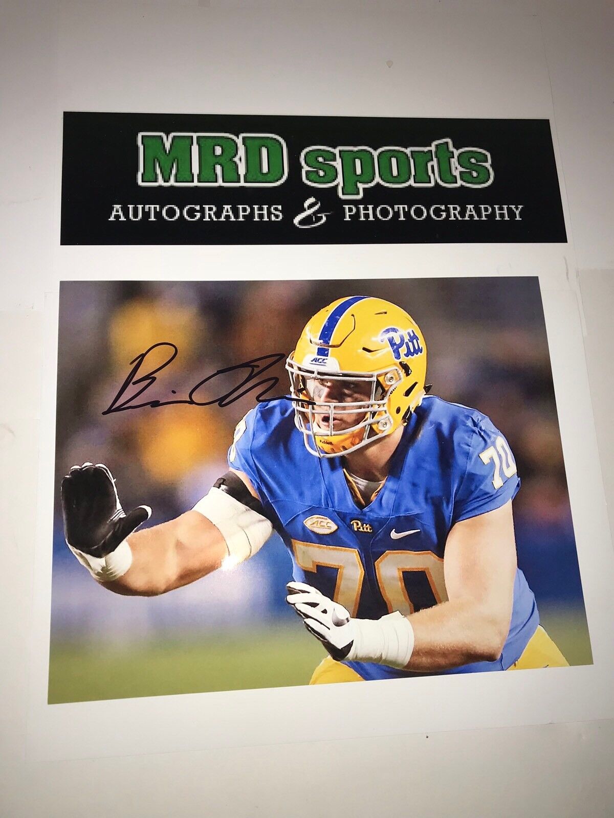 Brian O’Neil Pittsburgh Panthers hand signed autographed 8x10 football Photo Poster painting