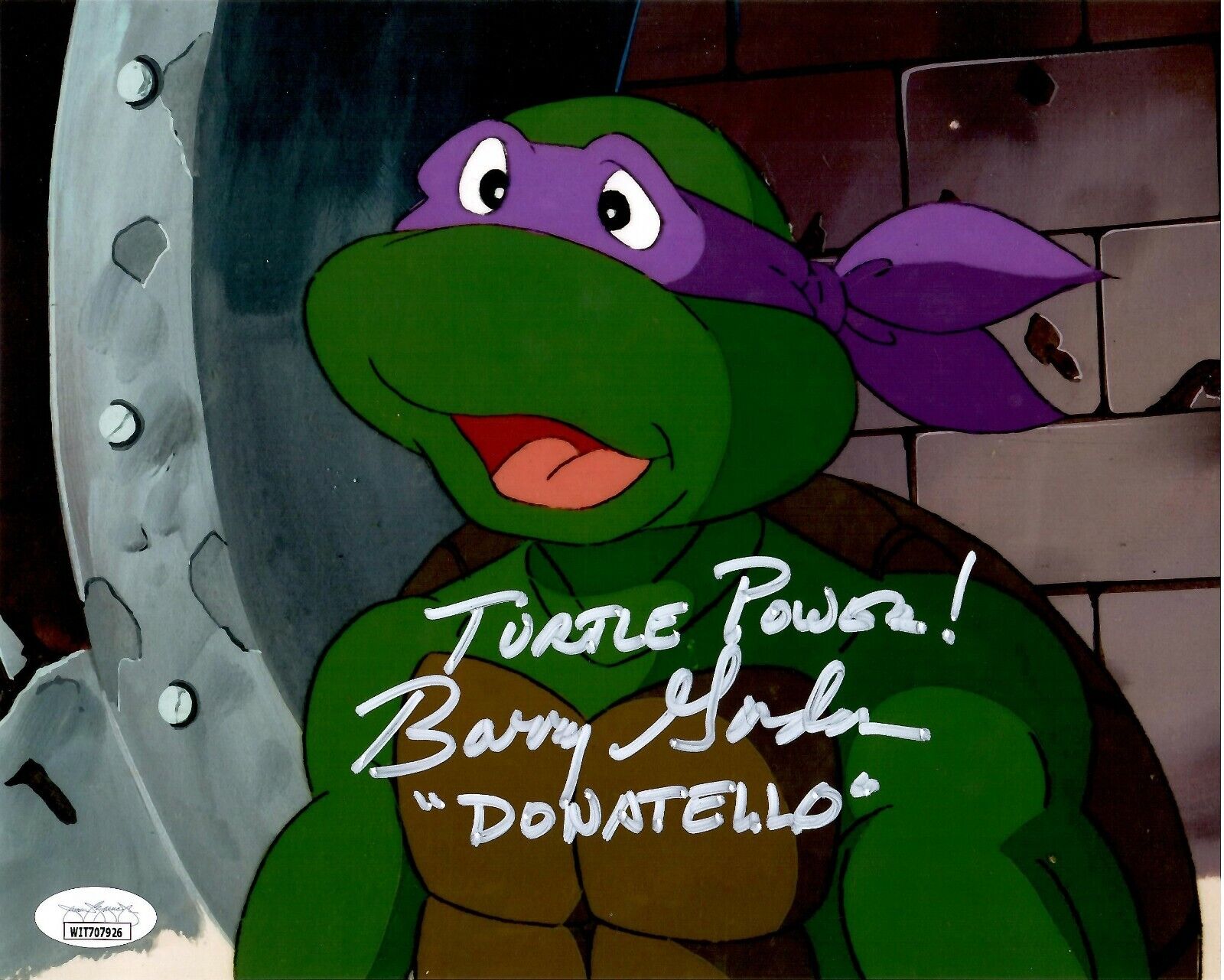 Barry Gordon signed inscribed 8x10 Photo Poster painting JSA Teenage Mutant Ninja Turtles