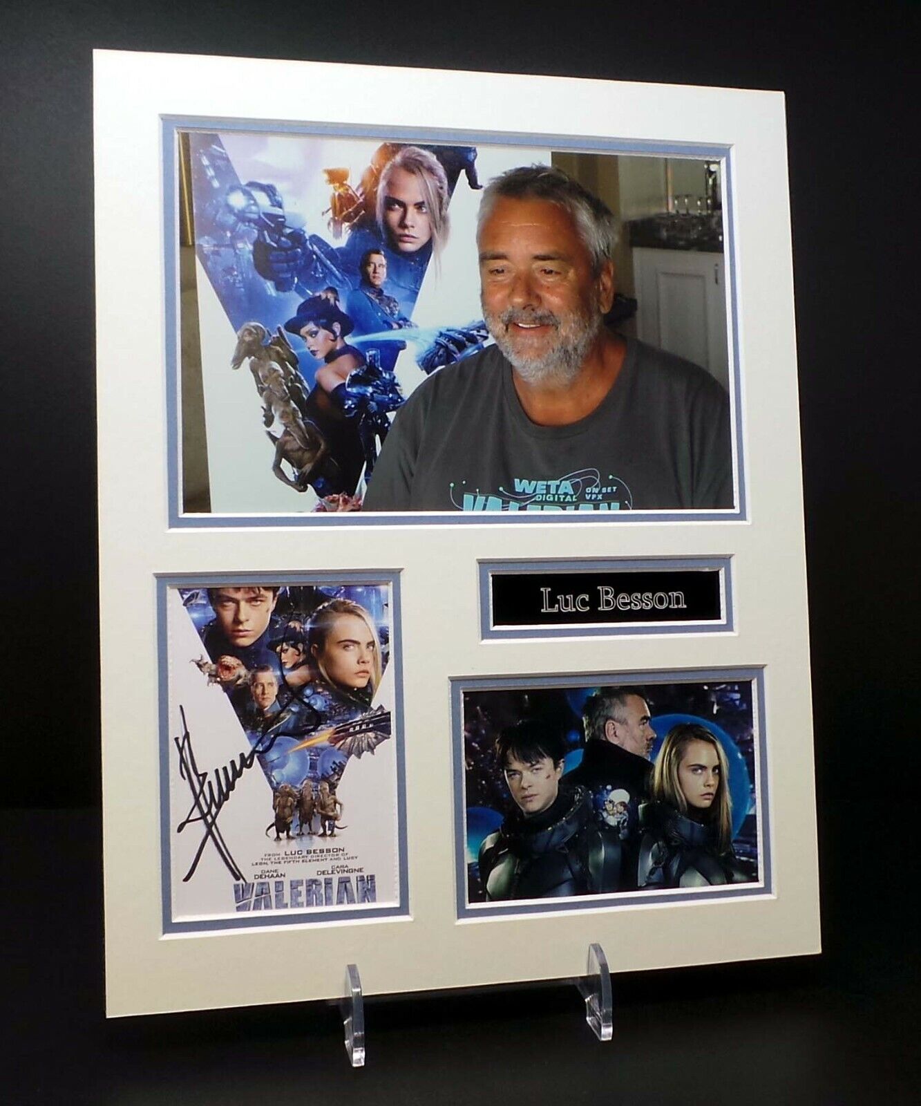 Luc BESSON Signed Mounted Photo Poster painting Display AFTAL RD COA VALERIAN Film Director