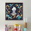 (Counted/Stamped)Disney Villain-Ursula-11CT Cross Stitch 45*45cm/17.72*17.72in