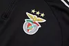 Joyfball 2025/2026 Benfica Half-Pull Training Suit Black Soccer Jersey 1:1 Thai Quality 