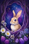 Luxury AB Velvet Diamond Painting Kit - Rabbit