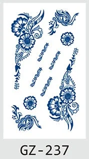 Drop Shipping Temporary Tattoo Stickers Sexy Flowers Juice Ink Lasting Girl Arm Neck Back Waist Buttocks Fake Tatoo Hot Sale DIY