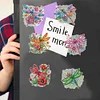 6pcs/set DIY Diamond Painting Fridge Magnetic Sticker Kits (Dragonfly)