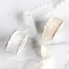 Premium 4cm x 9m Ruffles Polyester Ribbon Flower Art Baking Wrapping Hair Accessories Ribbon