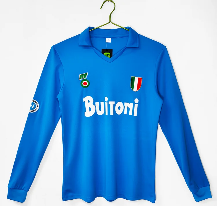 1987/88 Napoli Home Stadium Long-Sleeve Fan Edition