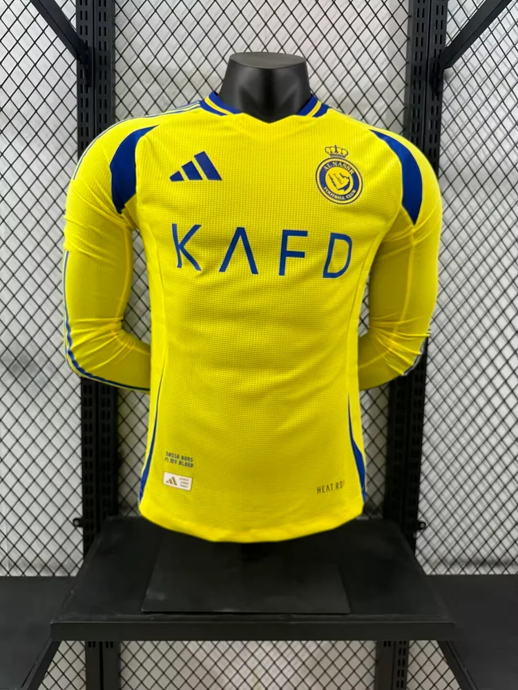 2024-25 Al-Riyadh Victory Home Long Sleeve Jersey - Player Edition