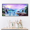 (80*40cm)Mountain Scenery - Full Round Drill Diamond Painting