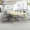 Office meeting table and chair combination simple modern large long training negotiation  small meeting room table