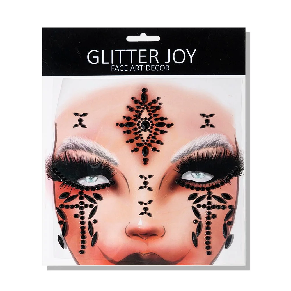 New Arrival 1Pc Halloween Dressing Party Face Gem Sticker Skull Makeup Inspired Party Body Paint Decor For Carnival Holiday Gift