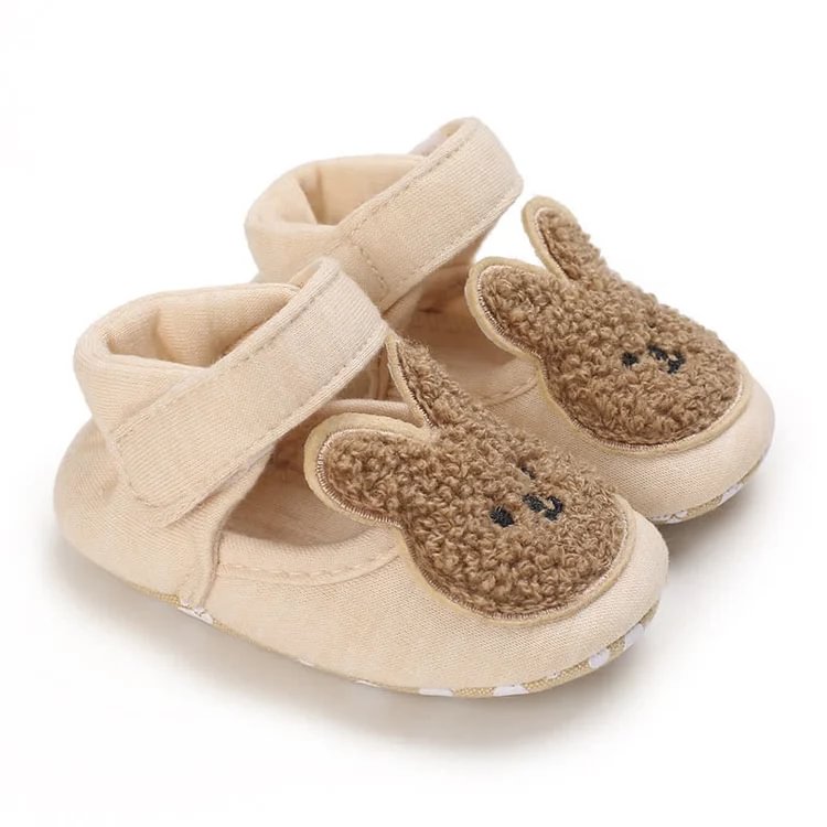Baby Embroidery Rabbit Bear Pre-walker Shoes