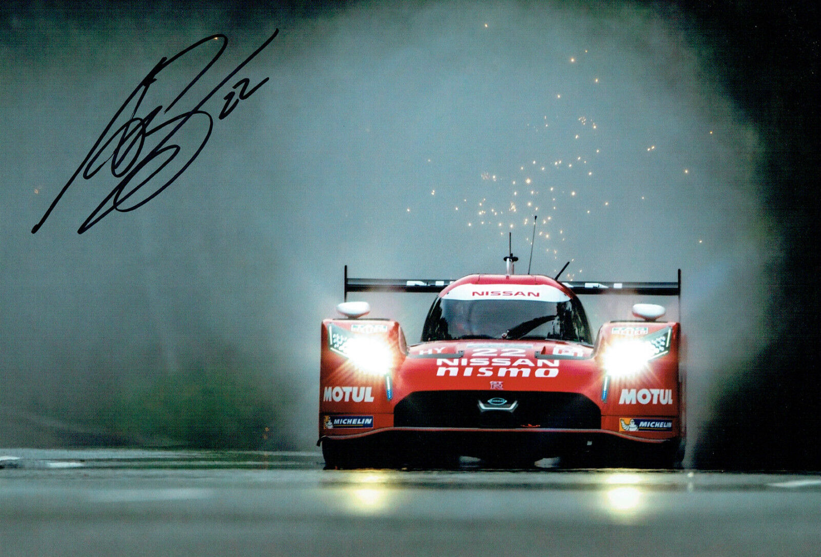 Alex BUNCOMBE Signed 12x8 Photo Poster painting Autograph AFTAL COA Endurance Racing Driver