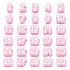 20 Pcs Numbered Pencil Toppers 1-20 Reusable Classroom Pencil Labels for Teachers Pencil Tracking Ma