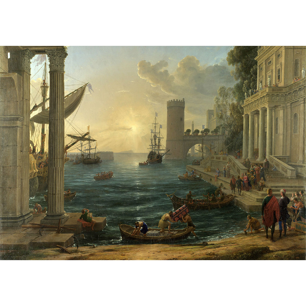 

45*35CM - Round Drill Diamond Painting - Famous Painting, 501 Original