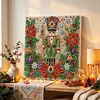 Christmas DIY Special Shape Diamond Painting Pearl Art With Inner Frame Kit 25x25cm(Nutcracker)