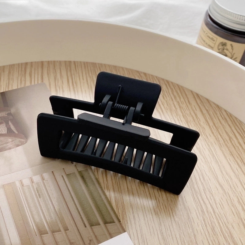 Minimalist Solid Color Arylic Hair Claws 1 Piece