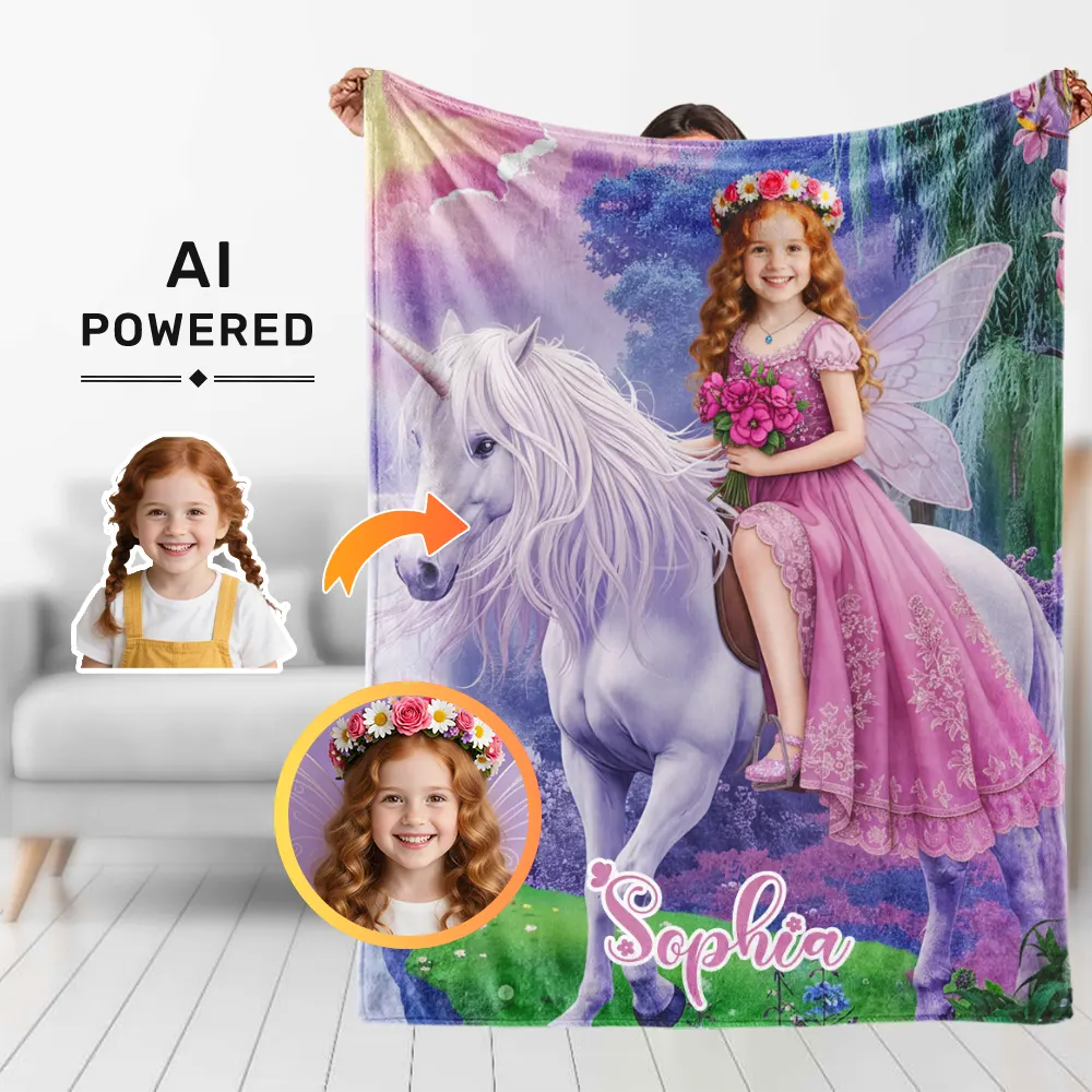 Custom Blanket Personalized Kids Gifts | Makemesurprise&reg;