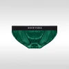 Men's Low-Rise Satin U-Shaped Pouch Breathable Briefs