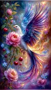 Luxury AB Velvet Diamond Painting Kit - Phoenix