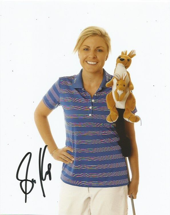 LPGA Sarah Kemp Autographed Signed 8x10 Photo Poster painting COA D